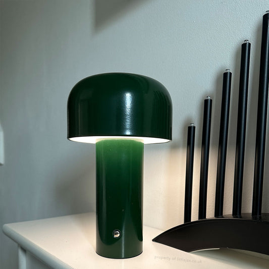 Wireless Mushroom Table Lamp | USB-C Rechargeable | 3 Brightness Levels | 8" Modern LED Light