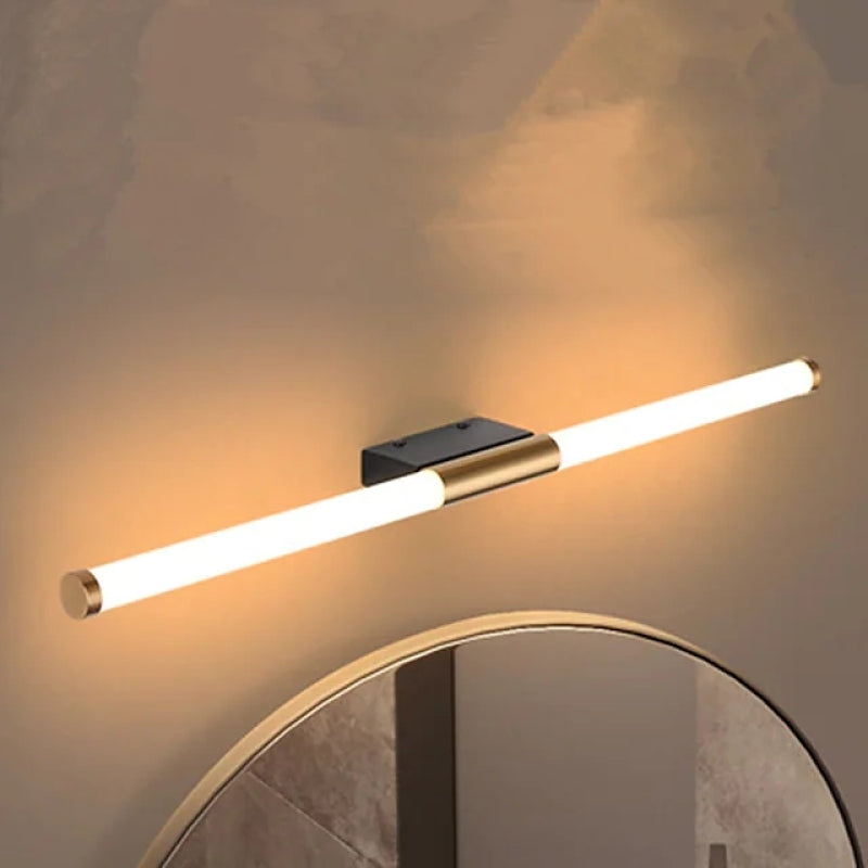 Modern Bar Wall Light | L19.3 - L27.2 in | Gold Linear Design | Minimalist Metal | Brick by Brick