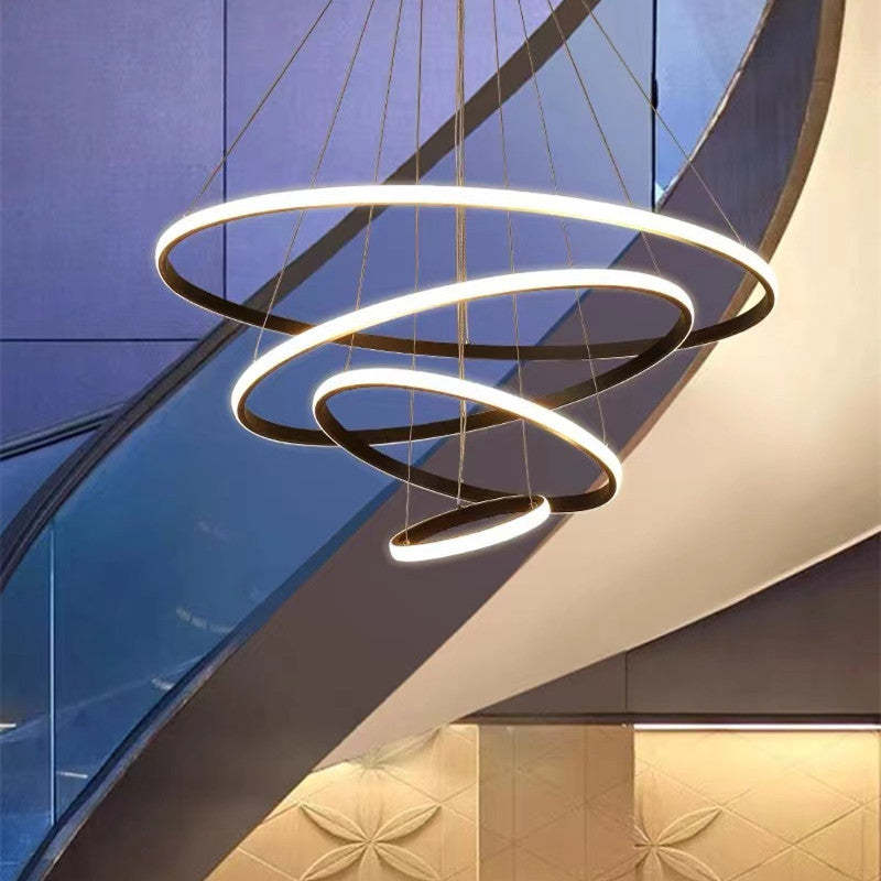 Modern Ring Pendant Light | 7.9 - 15.8 in | Metal & Silicon | Dimmable | Indoor | Brick by Brick