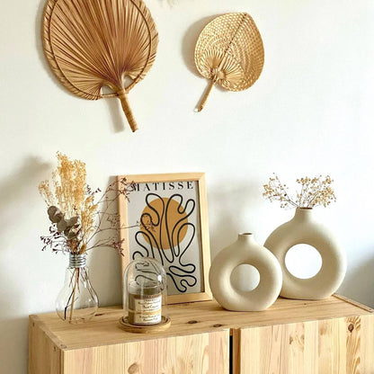 Minimalist Ceramic Vase | Nordic Matte Finish | Eco-Friendly | For Flowers