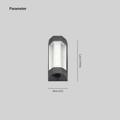 Orr Nordic Up-Down Outdoor Wall Lamp | 3.9″ × 1.97″ | Black or White | IP65 LED | Dual Direction | Brick by Brick