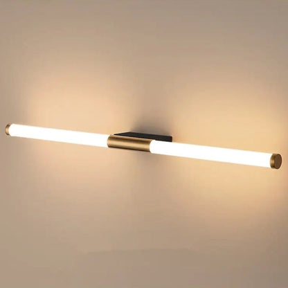 Modern Bar Wall Light | L19.3 - L27.2 in | Gold Linear Design | Minimalist Metal | Brick by Brick