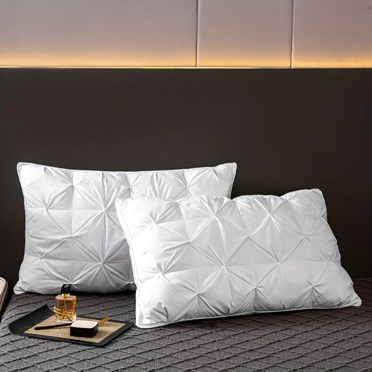 Luxury Hotel Pillow | Diamond-Quilted Memory Support | Neck Alignment and Comfort | Brick by Brick