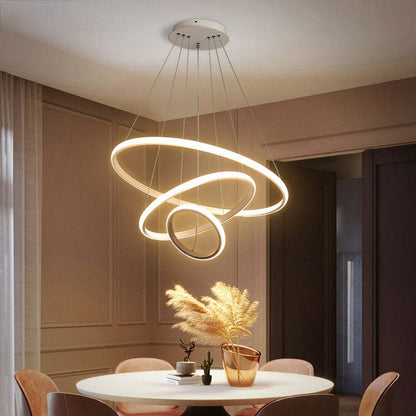 Modern Ring Pendant Light | 7.9 - 15.8 in | Metal & Silicon | Dimmable | Indoor | Brick by Brick