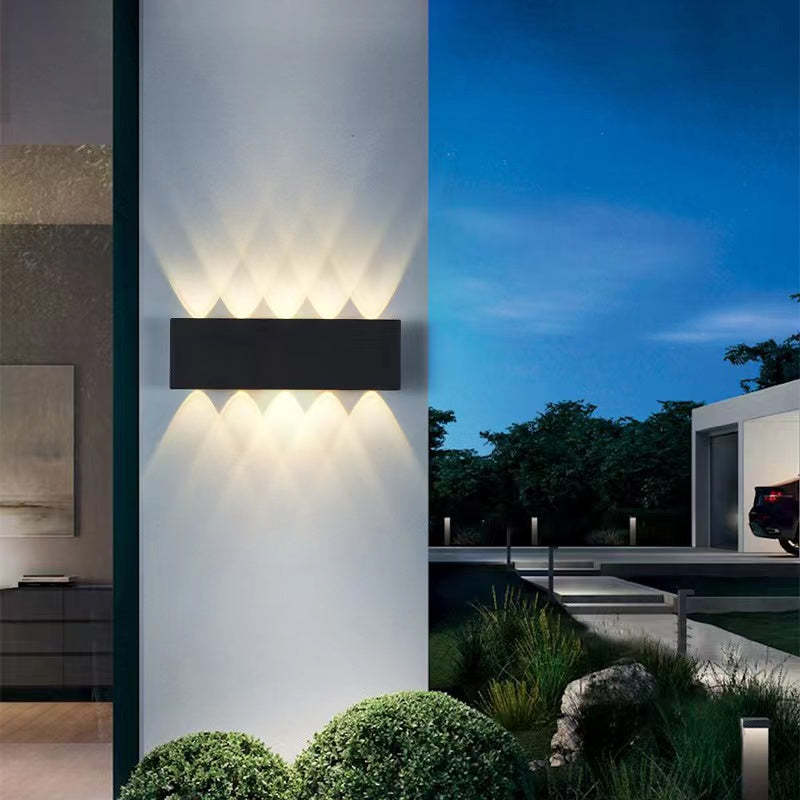 Waterproof RGB LED Wall Light | 3.15 x 3-12.4 in | Aluminum Outdoor & Indoor | Energy-Efficient | Brick by Brick