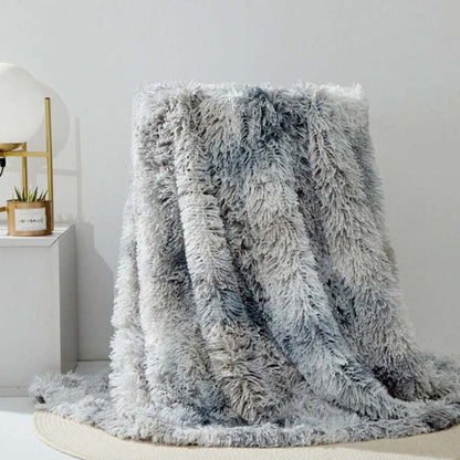 Faux Fur Throw Blanket | 31.5 - 78.7 in | Plush Cozy Layer | Soft Texture & Warmth | Brick by Brick