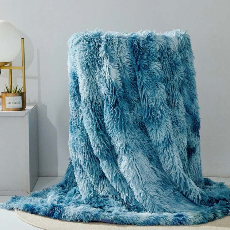 Faux Fur Throw Blanket | 31.5 - 78.7 in | Plush Cozy Layer | Soft Texture & Warmth | Brick by Brick