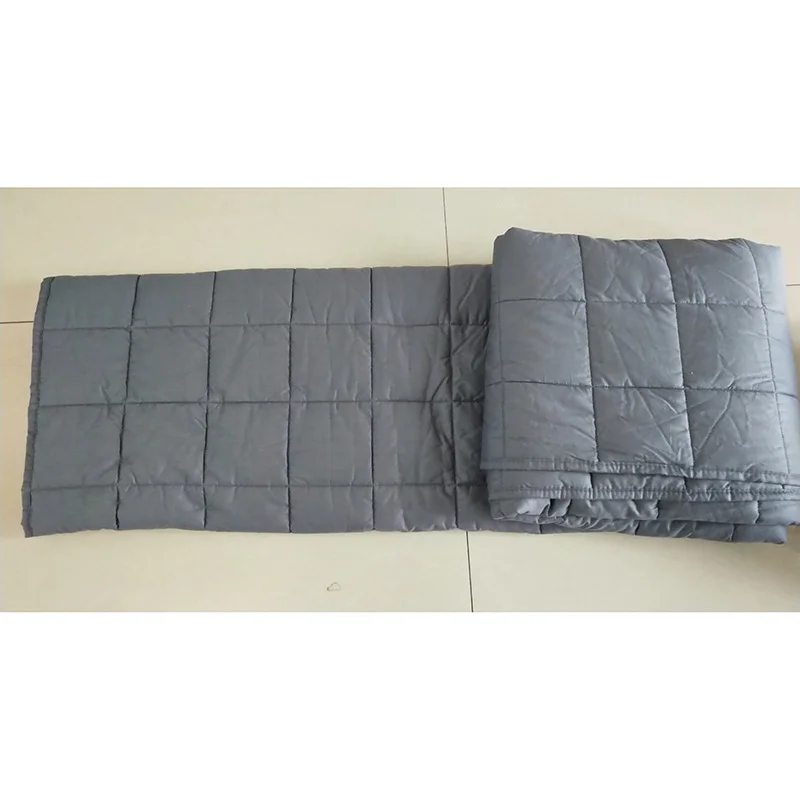 Weighted Cotton Blanket | 59 x 79 in | Deep Pressure Sleep Therapy | Calming Anxiety-Relief Blanket | Brick by Brick