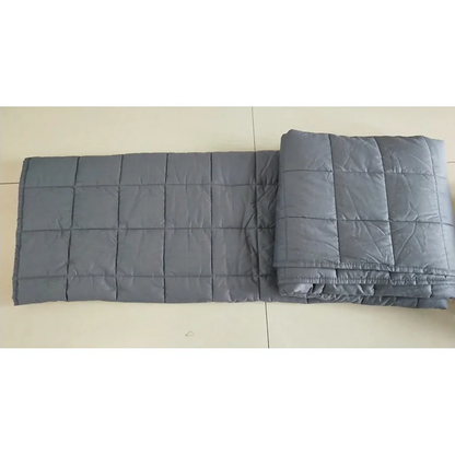 Weighted Cotton Blanket | 59 x 79 in | Deep Pressure Sleep Therapy | Calming Anxiety-Relief Blanket | Brick by Brick