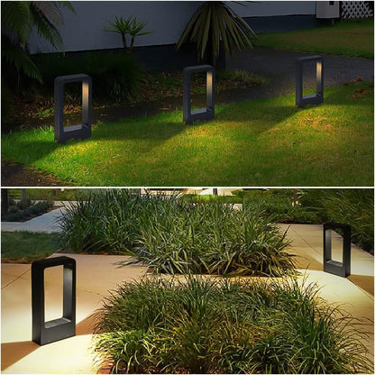 Outdoor LED Ground Path Light | 11.8" or 23.6" | Adjustable Brightness | IP65 Waterproof | Modern Black | Brick by Brick