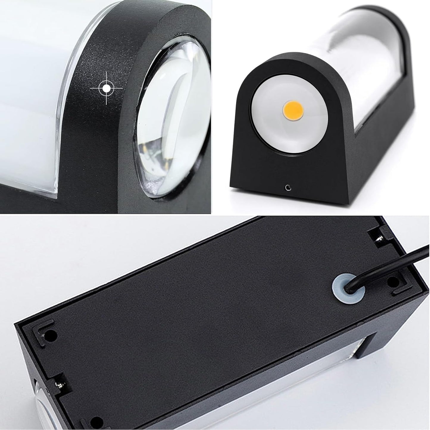 Nordic Up-Down Outdoor Wall Lamp | 3.9″ × 1.97″ | Black or White | IP65 LED | Dual Direction | Brick by Brick