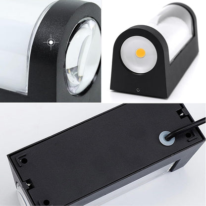 Nordic Up-Down Outdoor Wall Lamp | 3.9″ × 1.97″ | Black or White | IP65 LED | Dual Direction | Brick by Brick