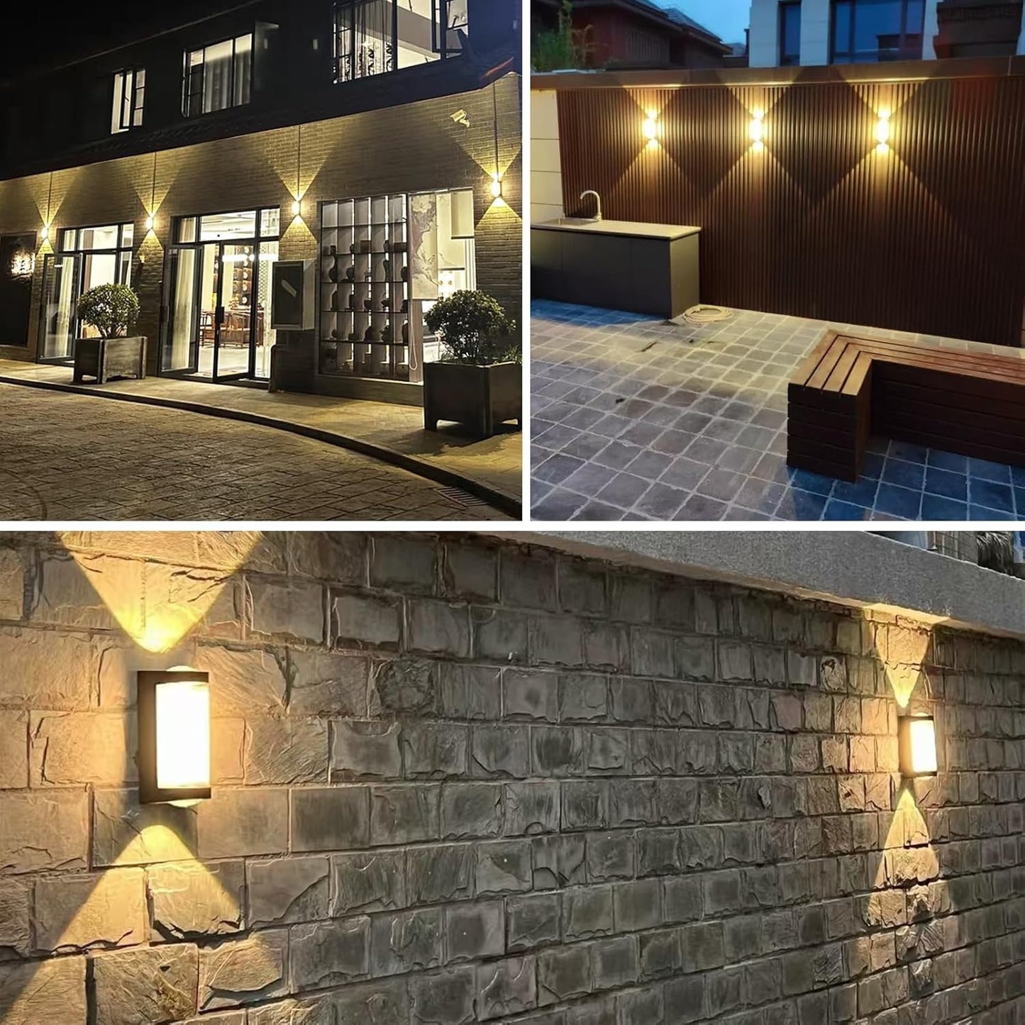 Nordic Up-Down Outdoor Wall Lamp | 3.9″ × 1.97″ | Black or White | IP65 LED | Dual Direction | Brick by Brick