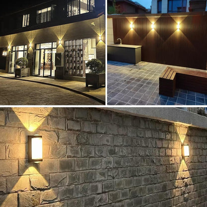 Nordic Up-Down Outdoor Wall Lamp | 3.9″ × 1.97″ | Black or White | IP65 LED | Dual Direction | Brick by Brick