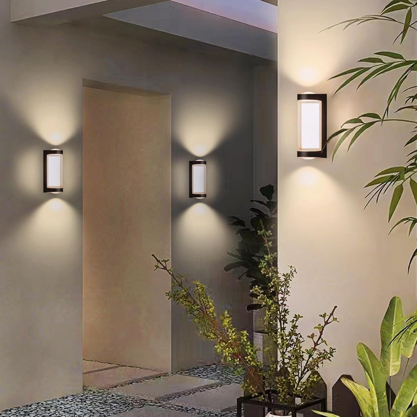 Nordic Up-Down Outdoor Wall Lamp | 3.9″ × 1.97″ | Black or White | IP65 LED | Dual Direction | Brick by Brick