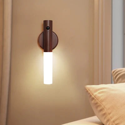 Minimalist Wall Lamp | Motion Sensor | LED Slim Acrylic Body | 7in | Brick by Brick