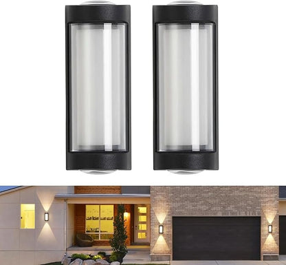 Nordic Up-Down Outdoor Wall Lamp | 3.9″ × 1.97″ | Black or White | IP65 LED | Dual Direction | Brick by Brick