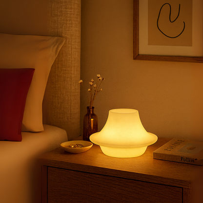 Marble Glow Lamp | Solid Marble Sculptural Accent Lamp | Warm Ambient Lighting | Brick by Brick