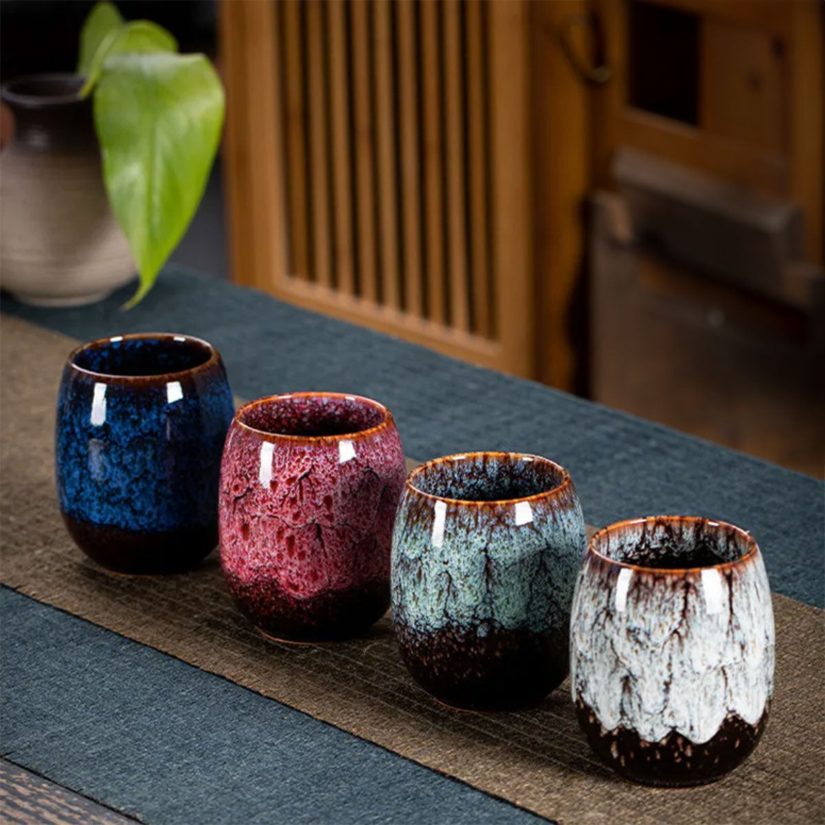 Marble Ceramic Coffee Mug | 10oz with Gold Handle | Elegant Swirl Design