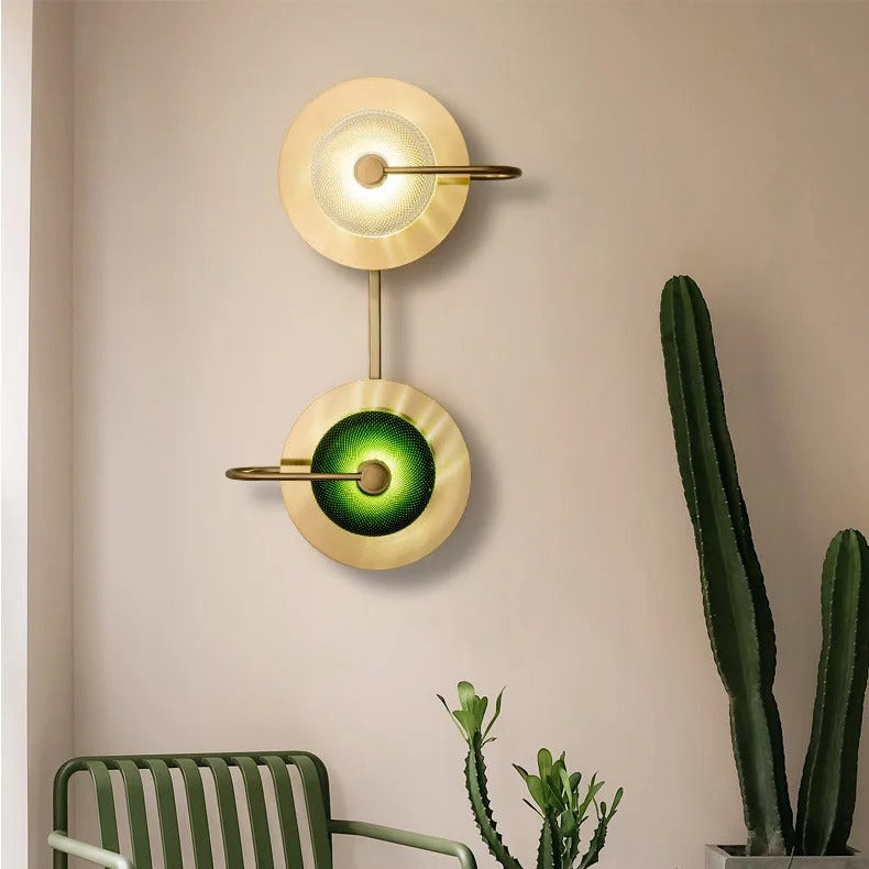 Scandinavian Wall Sconce | H12.2 - 37.4 in | Brass LED Lamp | Modern Home Lighting | Adjustable Styles | Brick by Brick