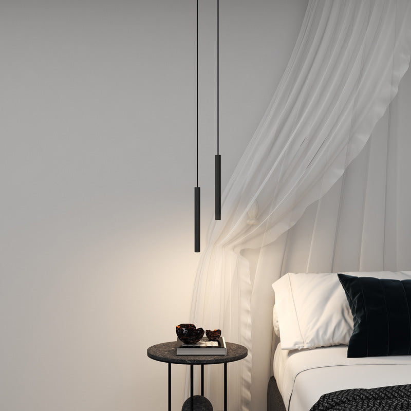 Sanna Black Pendant Light | 1.5 x 11 in | Modern Ceiling Lighting | Metal Accent | Brick by Brick