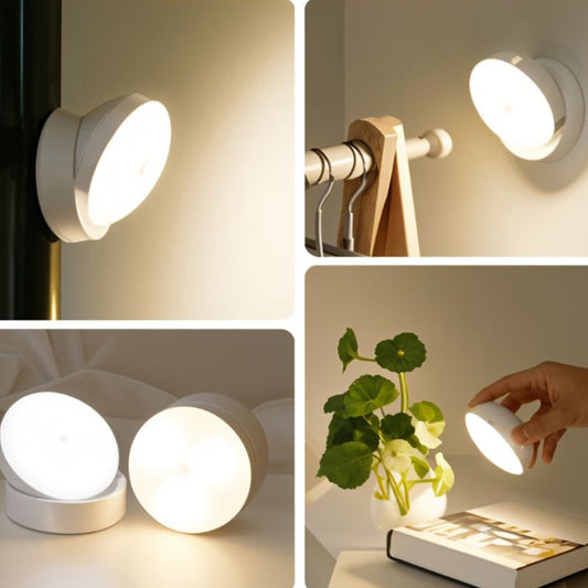 Motion Sensor Wall Light | 360° Rotatable LED | Rechargeable Magnetic Fixture | 3.5 in | Brick by Brick