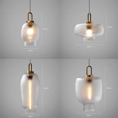 Modern Frosted Glass Pendant Light | Brass & Glass | Elegant Ambient Lighting | Brick by Brick