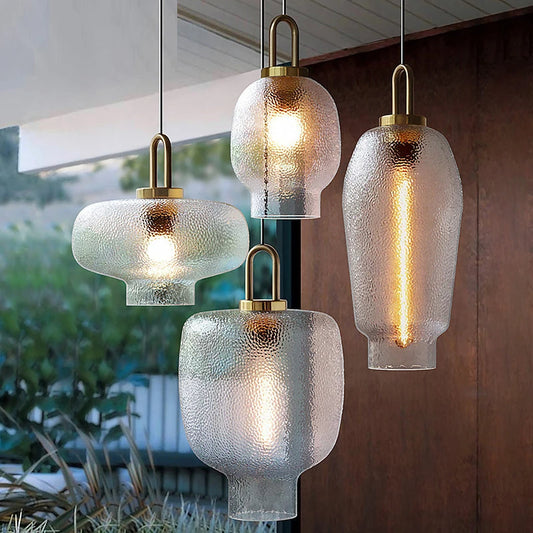 Modern Frosted Glass Pendant Light | Brass & Glass | Elegant Ambient Lighting | Brick by Brick
