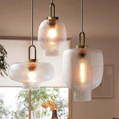 Modern Frosted Glass Pendant Light | Brass & Glass | Elegant Ambient Lighting | Brick by Brick
