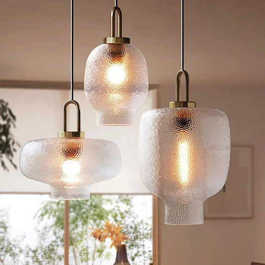 Modern Frosted Glass Pendant Light | Brass & Glass | Elegant Ambient Lighting | Brick by Brick
