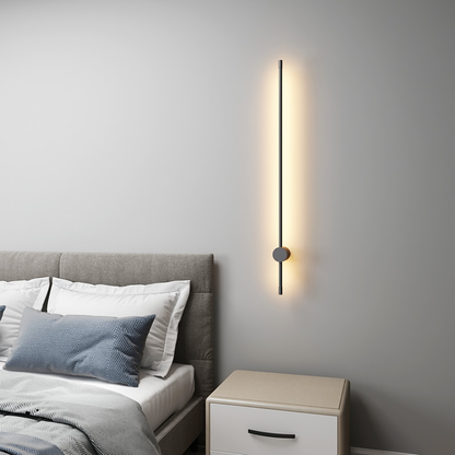 Minimalist LED Wall Light | 15.7 - 47.2 in | Scandinavian Modern Design | Energy Efficient Glass & Aluminum Fixture | Brick by Brick