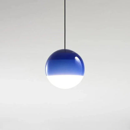 Gradient Glass Pendant Light | Colourful Glass Ceiling Fixture Ø15‑20 cm | Unisex | Modern Look | Brick by Brick London