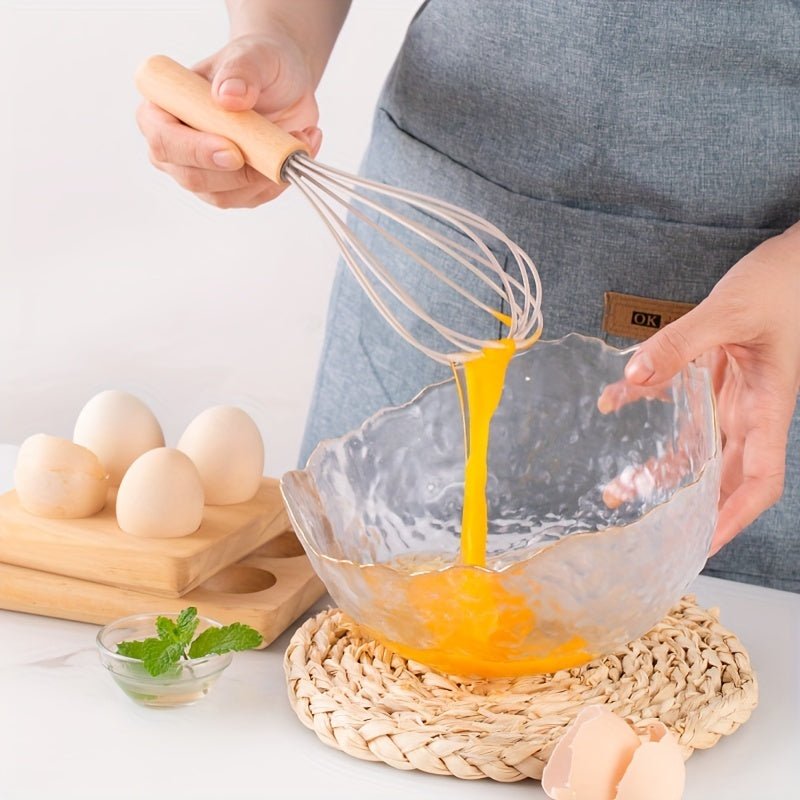 12-Piece Silicone Kitchen Utensil Set | Khaki Wooden Handles | Non-Stick Cooking Tools | Eco-Friendly | Brick by Brick