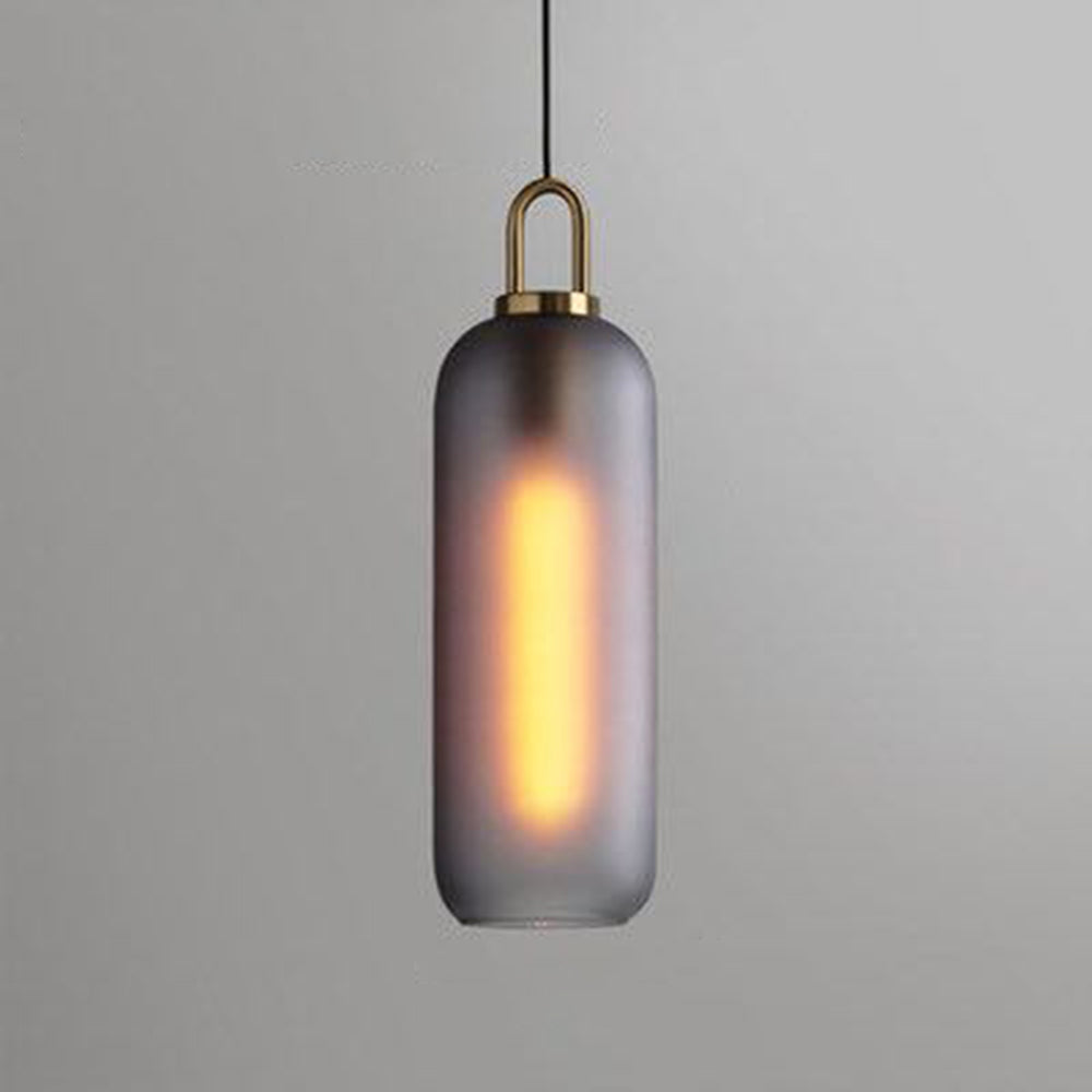 Clear Frosted Glass Pendant Light | 5.1 or 5.9 in | Dual Finish | E27 Bulb | Adjustable Cord | Brick by Brick