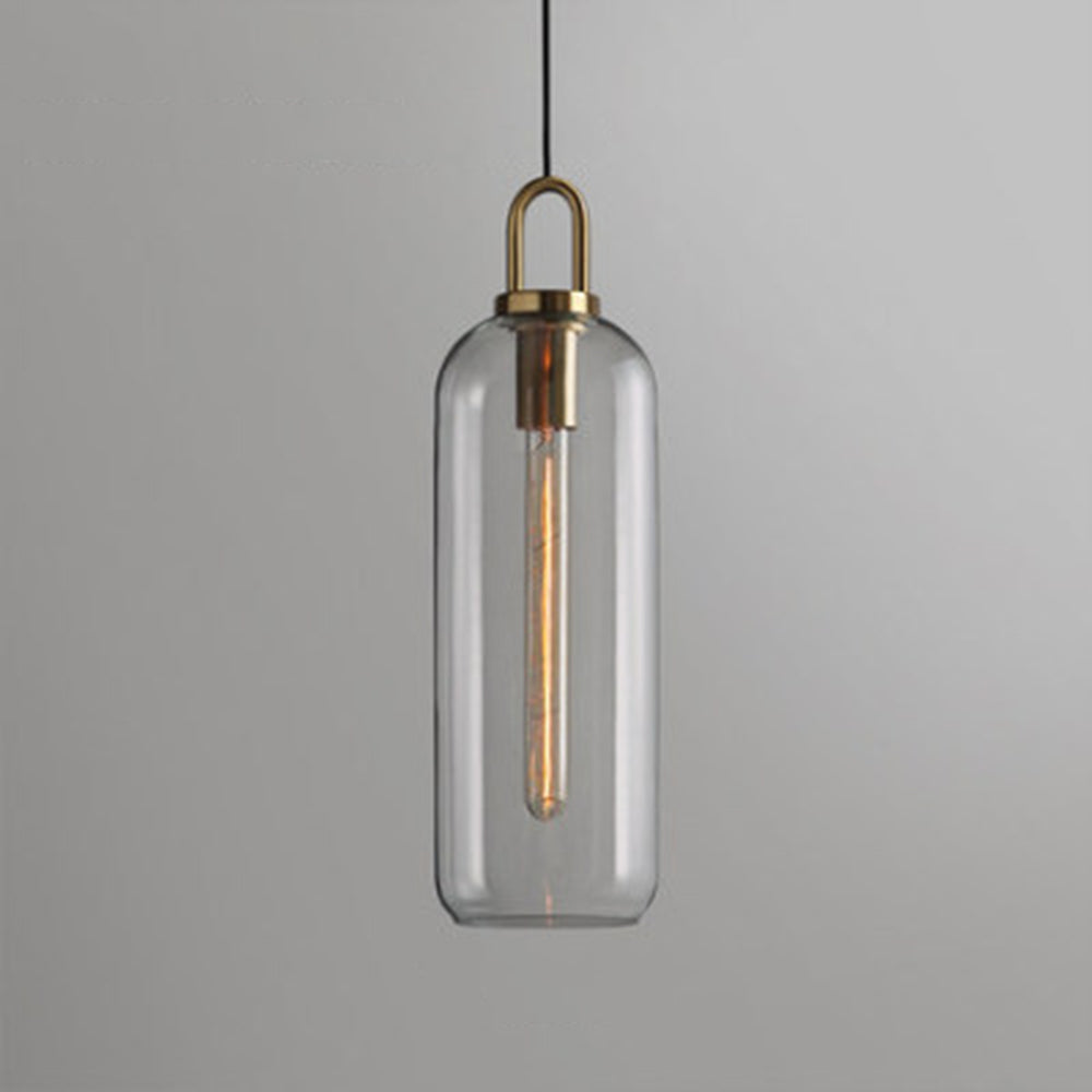 Clear Frosted Glass Pendant Light | 5.1 or 5.9 in | Dual Finish | E27 Bulb | Adjustable Cord | Brick by Brick