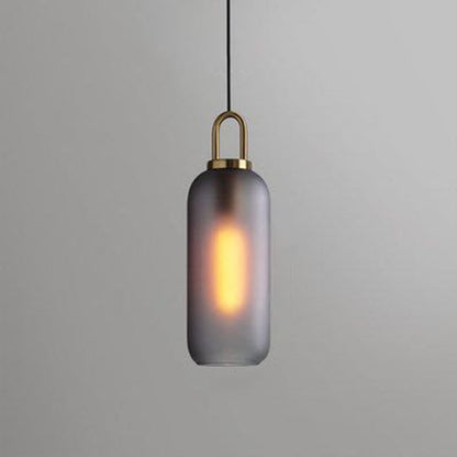 Clear Frosted Glass Pendant Light | 5.1 or 5.9 in | Dual Finish | E27 Bulb | Adjustable Cord | Brick by Brick