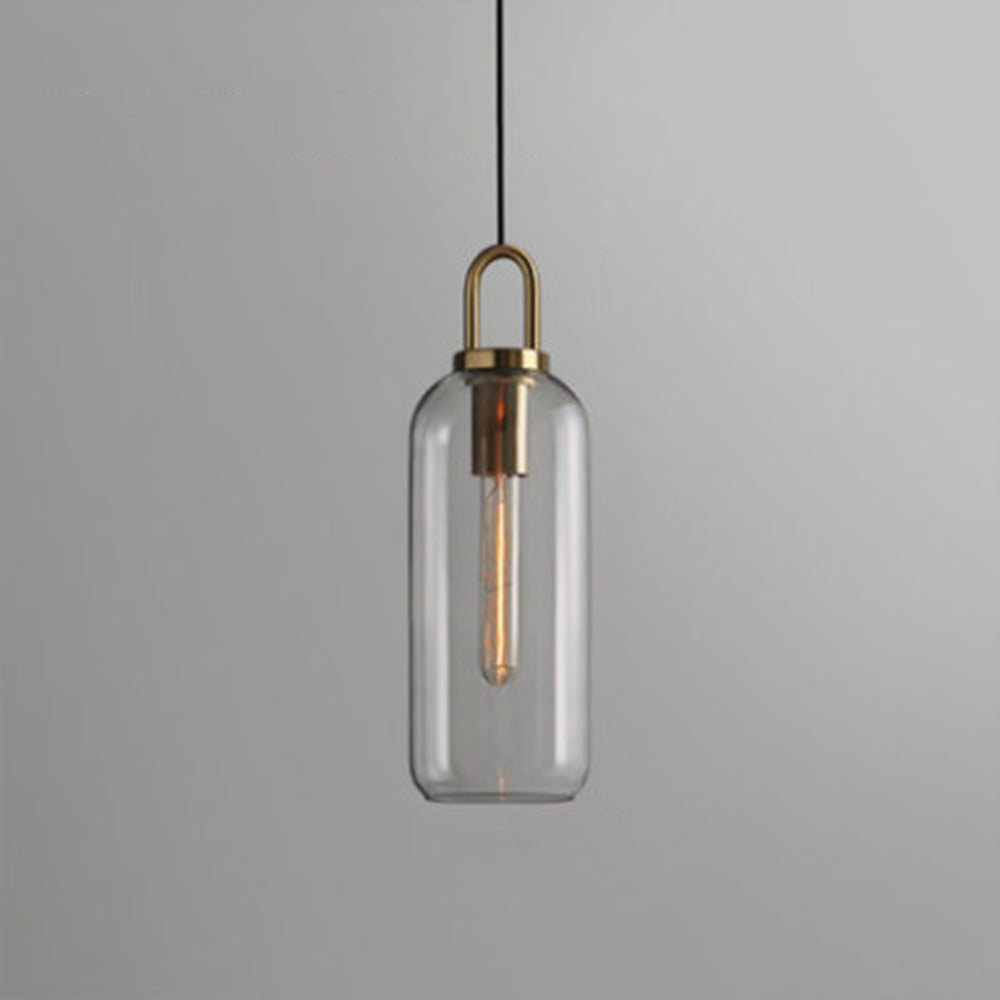 Clear Frosted Glass Pendant Light | 5.1 or 5.9 in | Dual Finish | E27 Bulb | Adjustable Cord | Brick by Brick