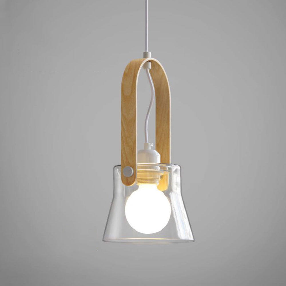 Pendant Light | 6.3 - 9.1 in | Minimalist Glass Ceiling Lamp | Adjustable Height | 3 Sizes Available | Brick by Brick