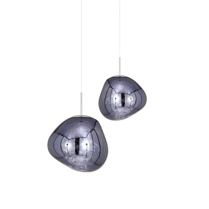 Glass Globe Pendant Light | 7.9 - 15.0 in | Glass Pendant | 4 Colors | Metal Frame | Brick by Brick