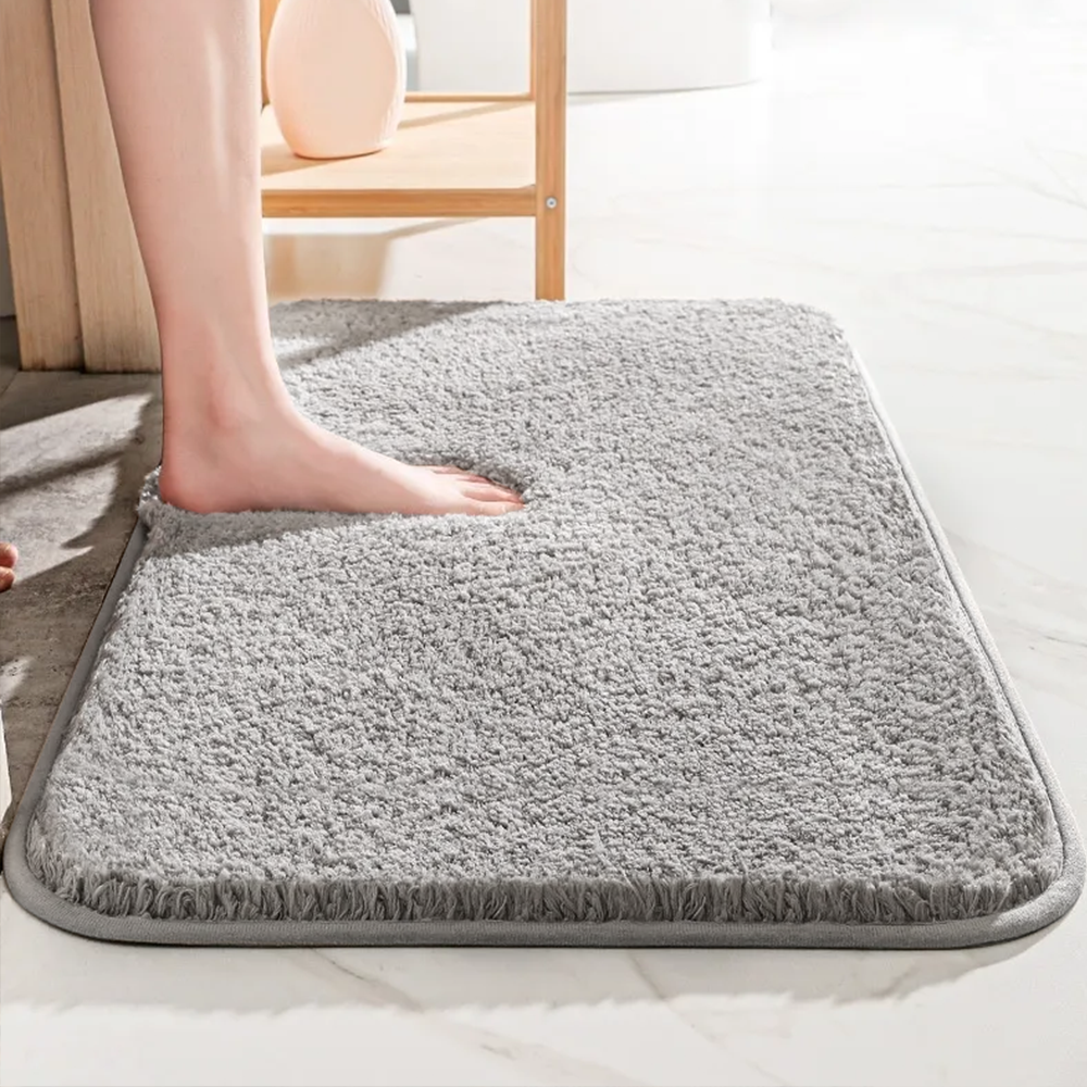 Luxury Microfiber Bath Mat | Non-Slip | Quick-Dry | Ultra Soft & Absorbent | 3 Sizes | Machine Washable